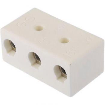 Clema blanca de 3 vías RS PRO 450V