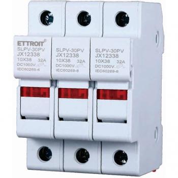 RT18‑32 32 A 3‑Pole Zylindrische Sicherungshalter Ettroit Jx12338 – DIN 10 x 38 mm