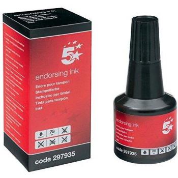 Star Office Endorsing Ink 28ml Black