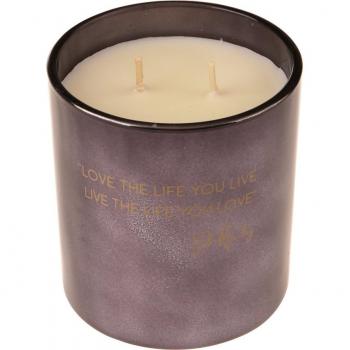 Candela profumata My Flame Warm Cashmere Love The Life You Live. Live The Life You Love