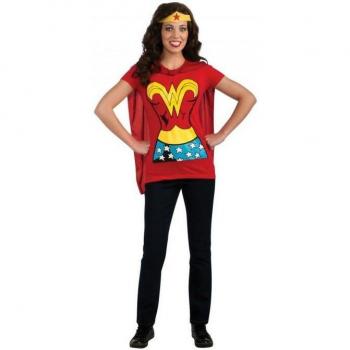 Wonder Woman Costume Top XL Giallo Donna