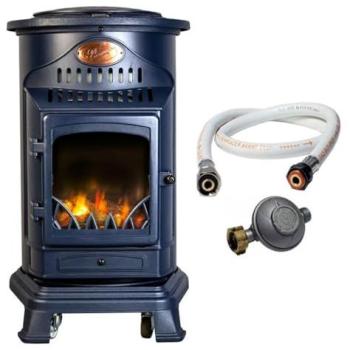 Poêle à gaz 3400W Bleu Nuit
