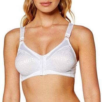 Sujetador Microfibra sin Aros Playtex, Blanco, 110B para Mujer