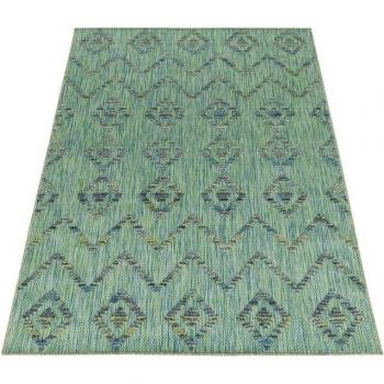 Teppich AYYILDIZ BAHAMA 5152, Hoch-Tief-Struktur, grün