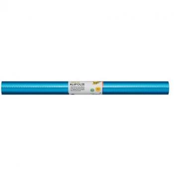 Folia Bastel-Alufolie, Sternchen, blau, 500 mm x 10 m