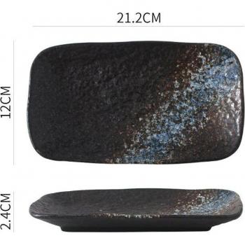 Glazed Ceramic Sushi Dish Set