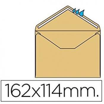 Enveloppe N.23 C6 Crème 114x162mm Engomée