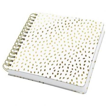 Carnet A5 Spiralé Rain d'Or Vierge