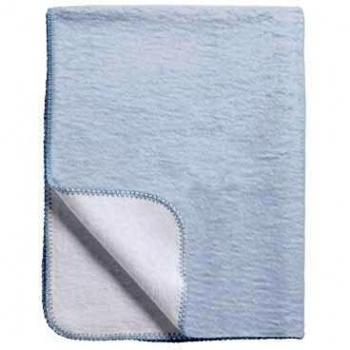 Meyco 1431003 Babydecken-Set – 75 x 100 cm, 100 % Baumwolle, Hellblau