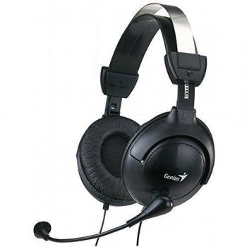 Genius-Auriculares con Micrófono Genius HS-505X Negro