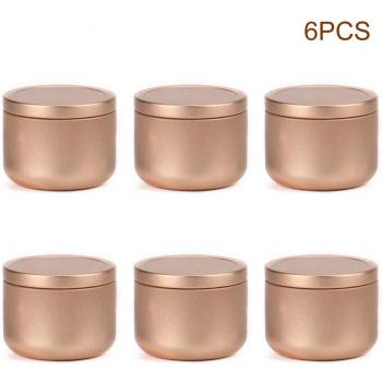 Coffret de 6 Boîtes Hermétiques en Fer-Blanc
