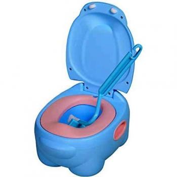 HOMCOM Blue Training Toilet Chair for Toddlers (6 mo‑6 yr)