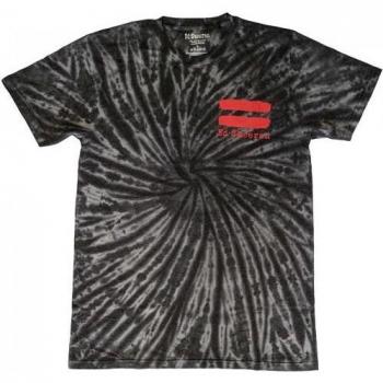 Unisex Butterfly Equals Top Zwart/Rood
