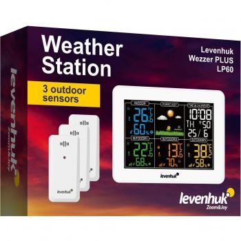 Wezzer PLUS LP60 Wetterstation – Levenhuk, Schwarz