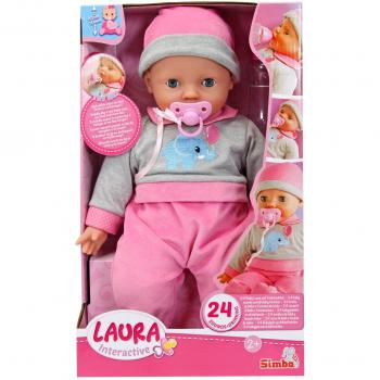 Weichpuppe Laura – Interaktive Babyfigur SIMBA 105140066