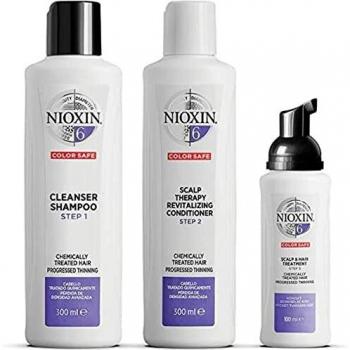 Nioxin System 6 für chemisch behandeltes Haar mit fortgeschrittener Ausdünnung