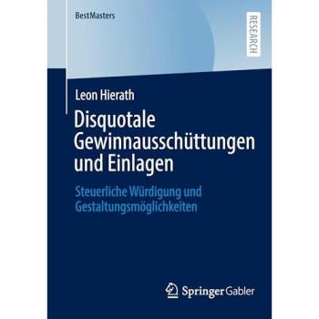 Disquotale Gewinnausschüttungen und Einlagen