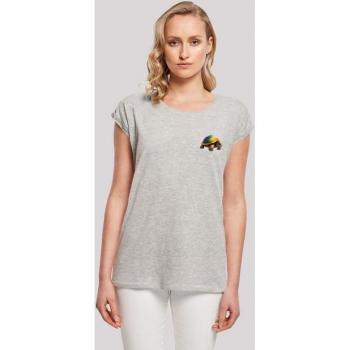 Damen T-Shirt F4NT4STIC Regenbogen-Schildkröte, Größe XXL