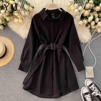 YuooMuoo Ladies A-line Long Sleeve Dress