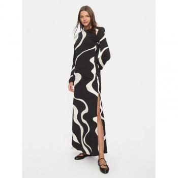 Schwarz Regular Fit Kleid Paloma