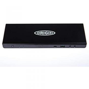 Origin 127.07 Dockingstation für USB C und A, Schwarz