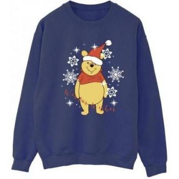 Winter Wishes Winnie the Pooh Women's Sweater – Navy