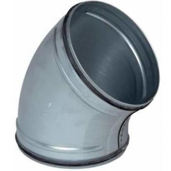 Coude en galva 45° D125 avec joint