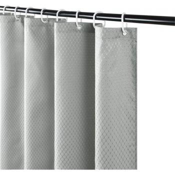 Rideau de Douche en Polyester Gaufre 120x180CM