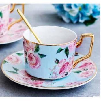 Phnom Penh Rose Coffee and Tea Cup Set 200ML