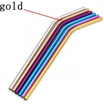 Pailles de bar réutilisables en 4 couleurs
