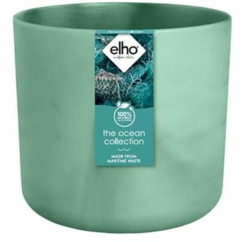 Maceta Elho The Ocean Collection Ø 22 cm Verde Pacífico Plástico 100% reciclado Redonda Moderna