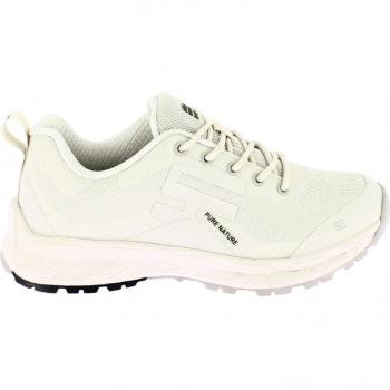 Beige Wanderschuhe mit niedrigem Schaft