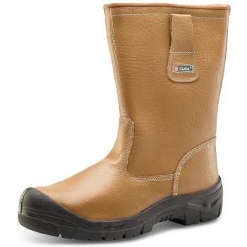 Beeswift Click Lined Steel Toe Scuff Cap Leather Upper Rigger Boot