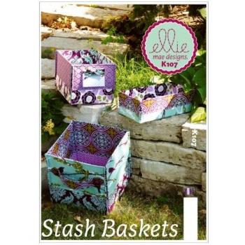 One-Unit Stash Basket, White
