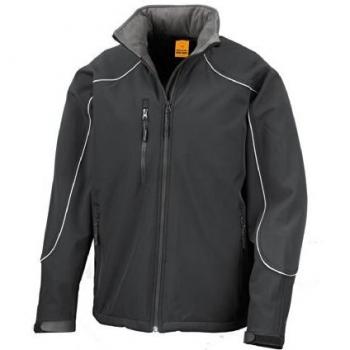 Hooded Ice Fell Softshell Jacket XS Black