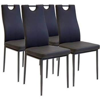 Albatros 2909 Sedia Pranzo Grigio – Pacchetto 4 pezzi