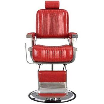 VidaXL Barbierstuhl Friseureinrichtung Rot 68x69x116 cm