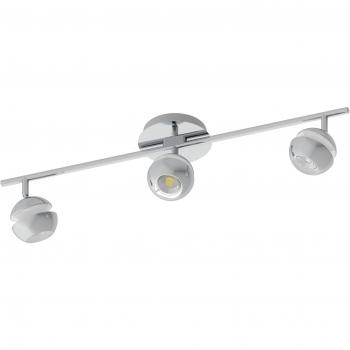 Weißer Chrom‑Spot-Strahler Reflektor 720 LM – 3x3,3 W/GU10 – EGLO NOCITO 1