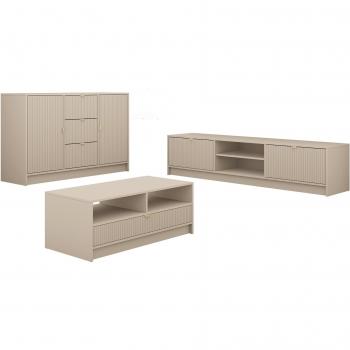Comfivo Larmire 107 Set Soggiorno Beige – Complete