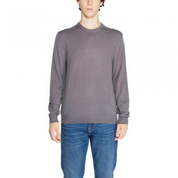 Armani Exchange Gray Wool Knitwear for Men
