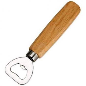 Premium Quality Bottle Opener with Ergonomic Wooden Handle