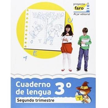 Cuaderno de lengua 3 (2º trimestre): Lengua.Segundo ciclo de primaria.3 curso (Tapa blanda).