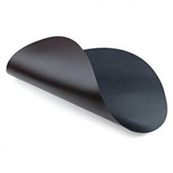 Tapis de Table LIND DNA Curve L Noir-Marron, Réversible