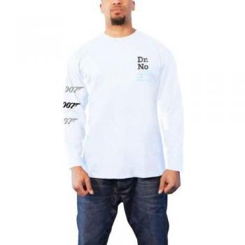 T-shirt en coton James Bond Dr No à manches longues pour adulte