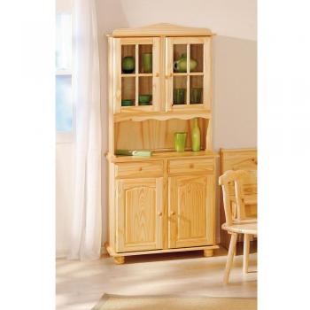 Buffetschrank Alicante, 88 cm, Kiefer Massivholz, 4 Türen und 2 Schubladen