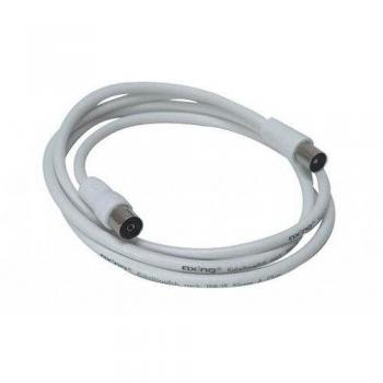 Axing BAK 250-90 Hochgeschirmtes Koaxkabel IEC Stecker-Buchse (2,5m)