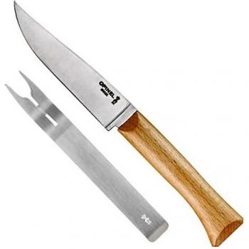 Opinel Cheese Knife and Fork Set