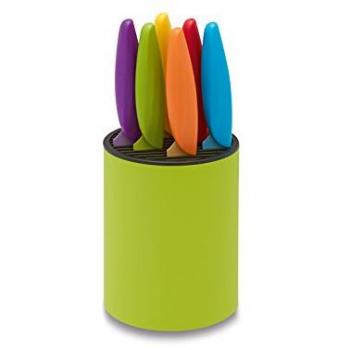 Ausonia A096427 GreenBlock Colored Steak Knife Set (6)