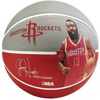 James Harden Basketball 7 Spalding 83-347Z in Grau/Rot