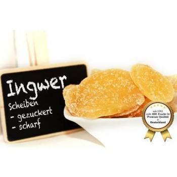 Ingwer Scheiben kandiert 250g